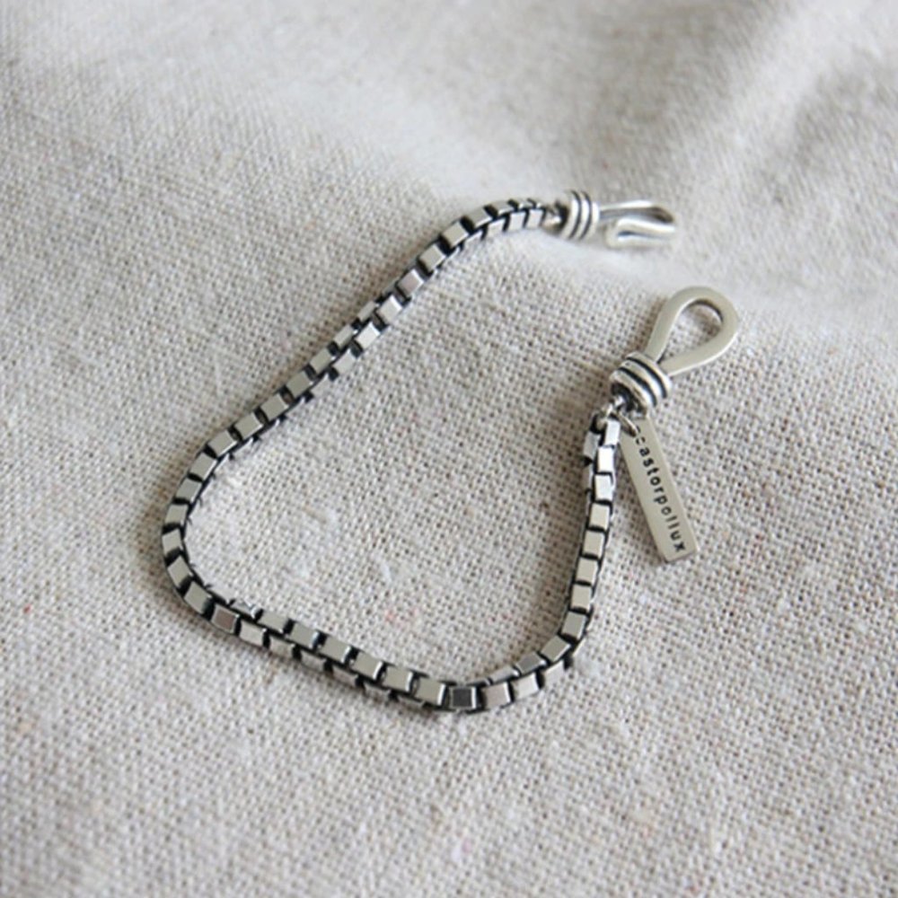 *NEW 925 Sterling Silver Vintage Chain Bracelet - Picture 8 of 12